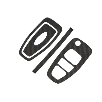 Jameo Auto Защитная крышка для автомобильных ключей из углеродного волокна, накладка, наклейки, чехол для Ford Focus 3 4 MK3 MK4 Ranger Kuga Escape, сложенный ключ