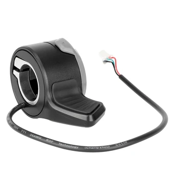Аксессуары для электрического скутера с дроссельной заслонкой для большого пальца, черный пластик для ускорителя электрического скутера NIU