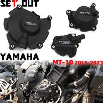 Для Yamaha MT-10 2015 2016 2017 2018 2019 2020 2021 2022 2023 MT10 2015-2023 Аксессуары для мотоциклов Крышка двигателя Комплект для крепления