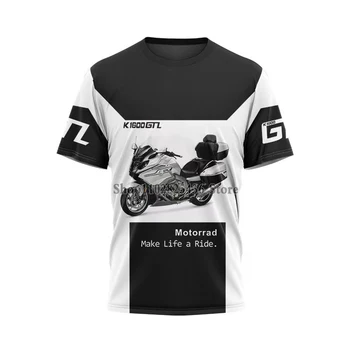 Летняя футболка для BMW K1600 GTL Touring Cruiser Team Motorcycle Racing, Футболка Motorrad, Мужская Быстросохнущая Дышащая Футболка С Ощущением Холода