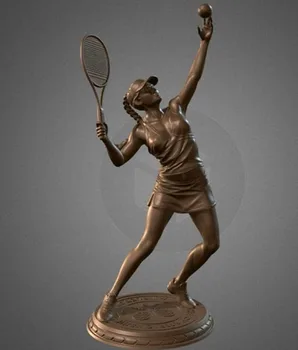 Набор моделей из смолы в масштабе 1/24, девушка-игрок в теннис, коллекция миниатюр в разобранном виде и неокрашенная Бесплатная доставка