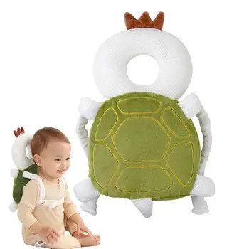 Подушка для защиты головы ребенка, рюкзак для защиты головы малыша и ребенка, Регулируемая Дышащая защита от столкновений в форме черепахи